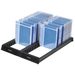 Hama CD Flipper 44, stojan pro 44 CD (2x 22 CD), plastový, černý