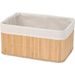 HOMESTYLING Košíky do koupelny úložné sada 3 ks bambus KO-KR8100530