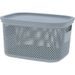 EXCELLENT HOUSEWARE Úložný plastový koš s víkem 6 litrů šedá KO-027000190seda