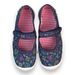 Dívčí balerínky, domácí obuv Befado - modré, ZOO