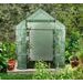 KINZO Zahradní foliovník se vstupem 6 polic 195x73x143 mm ED-219566