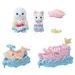 Sylvanian family Mořská vozítka a baby figurky v zábavném parku