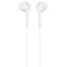 Hama sluchátka s mikrofonem Glow II, pecky, konektor Lightning, bílá