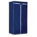 ALPINA Textilní šatní skříň 75x50x160cm tmavě modrá ED-208328