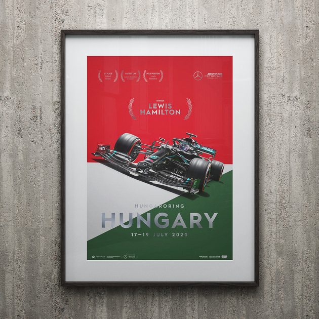 Automobilist - Mercedes-AMG Petronas F1 Team - Hungary 2020 - Lewis  Hamilton | Collector's Edition - F1 Posters - F1 Print Store, Store