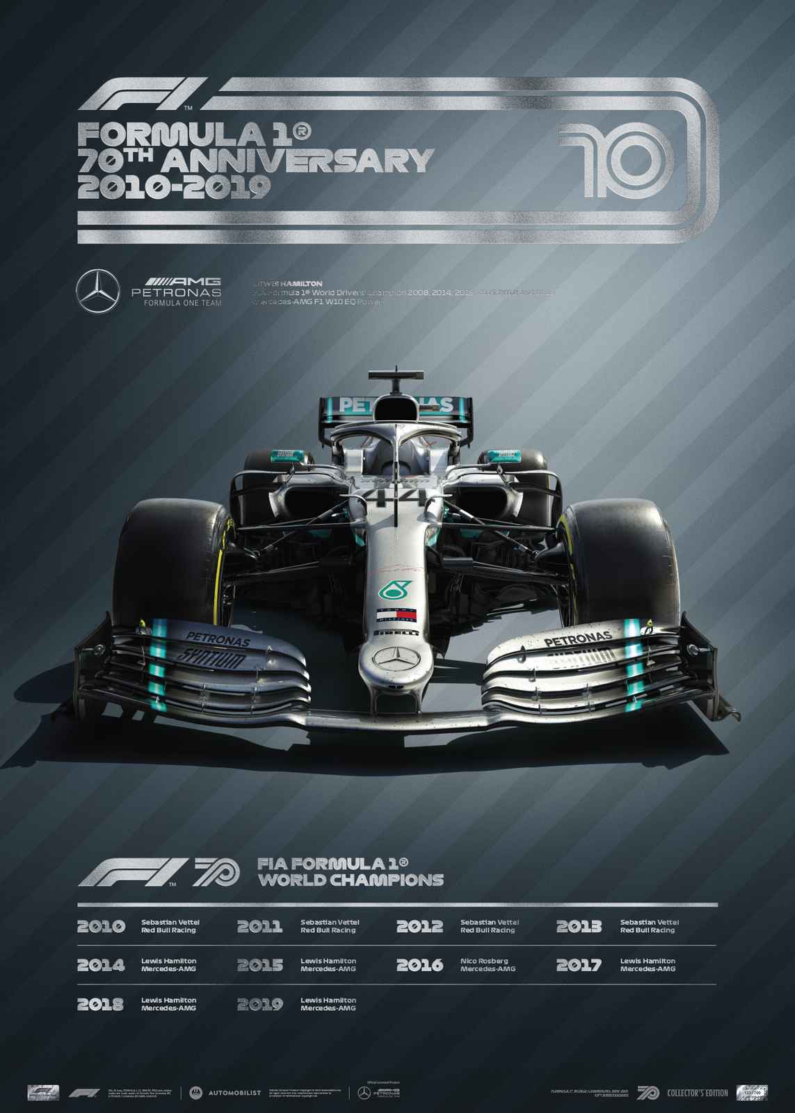 Automobilist - FORMULA 1® DECADES - 2010s Mercedes-AMG Petronas F1 Team ...