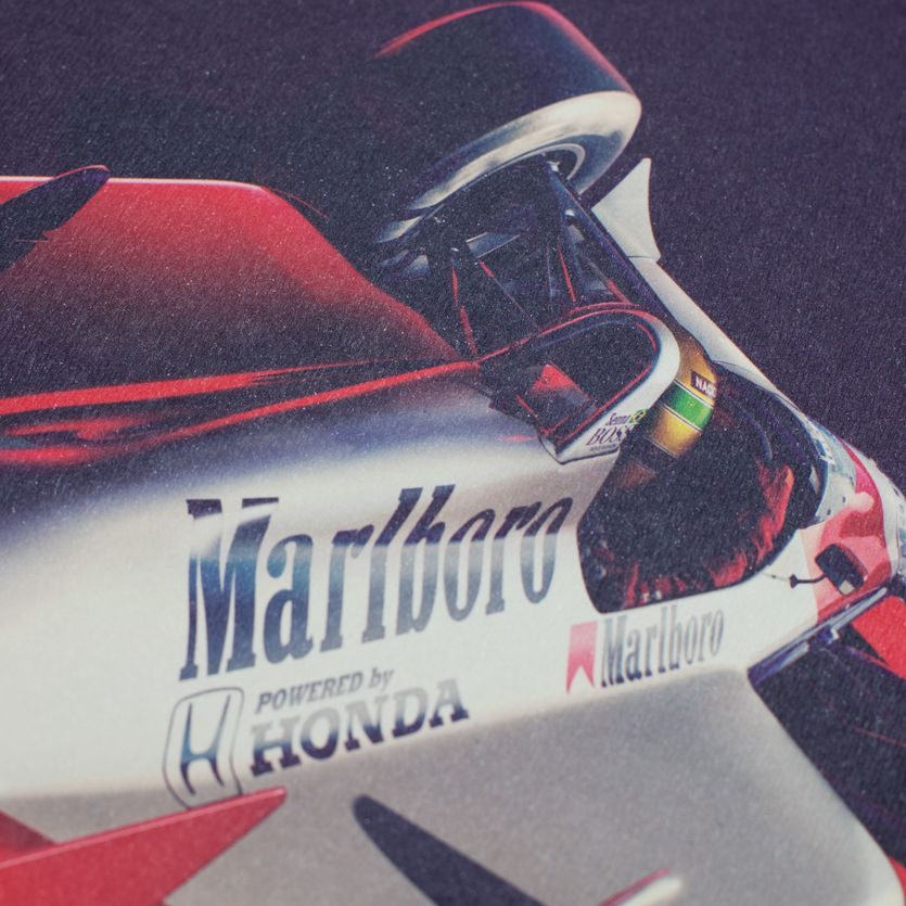 Unique /& Limited Poster McLaren MP4-4 Ayrton Senna San Marino 50 x 70 cm
