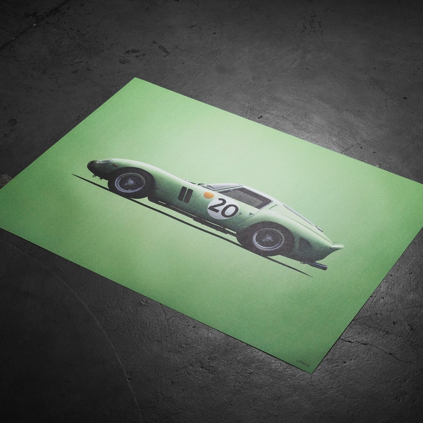 Le Mans B//W NEW Poster RACE START