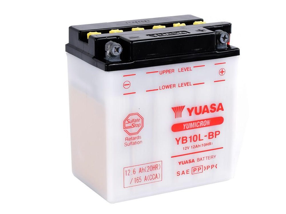 YUASA Yumicron akumulátor bez kyseliny YUASA YB10L-BP