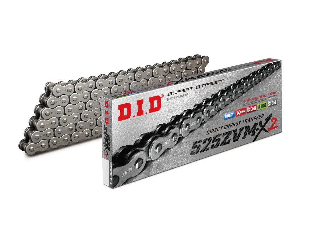 D.I.D Chain ZVM-X série X-Kroužkový řetěz D.I.D Chain 525ZVM-X2 124 L