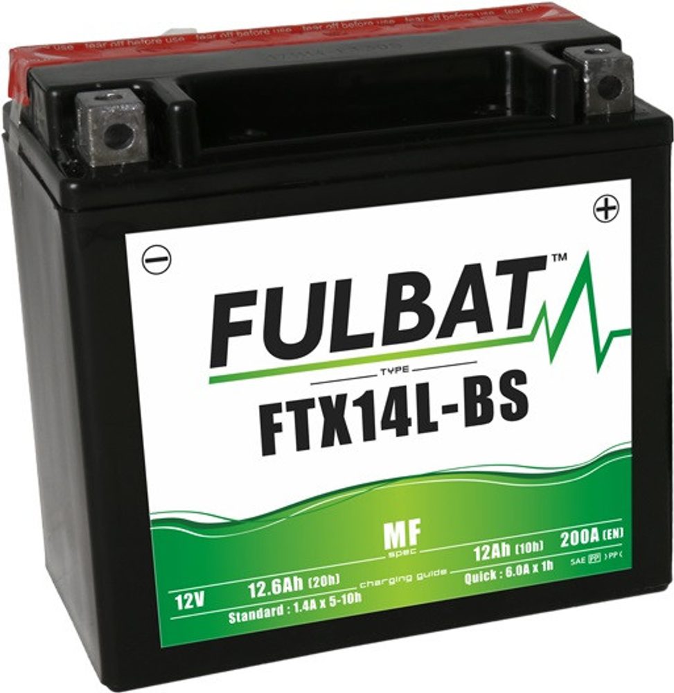 FULBAT Bezúdržbová motocyklová baterie FULBAT FTX14L-BS (YTX14L-BS)