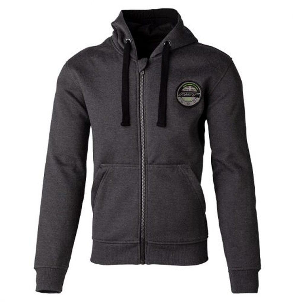 RST Pánská textilní mikina RST X KEVLAR® ZIP-THROUGH FACTORY REINFORCED CE / JKT 3008 - šedá - L