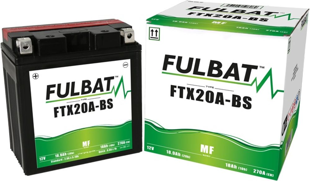 FULBAT Bezúdržbová motocyklová baterie FULBAT FTX20A-BS (YTX20A-BS)