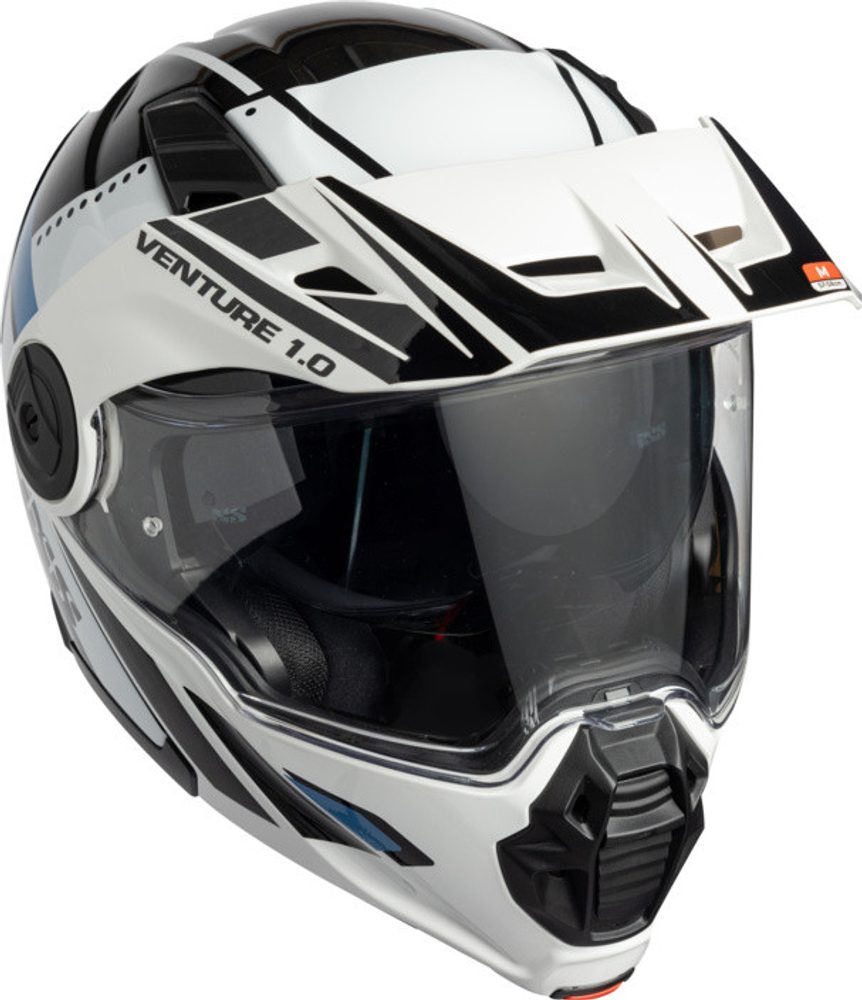 IXS Flip-up helmet iXS VENTURE 1.0 X15903 black-white-anthracite - Flip-up helmet iXS VENTURE 1.0 X15903 black-white-anthracite S