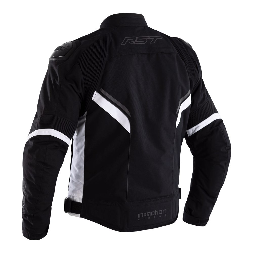 RST Pánská textilní bunda RST SABRE AIRBAG CE / JKT 2555 - bílá - L