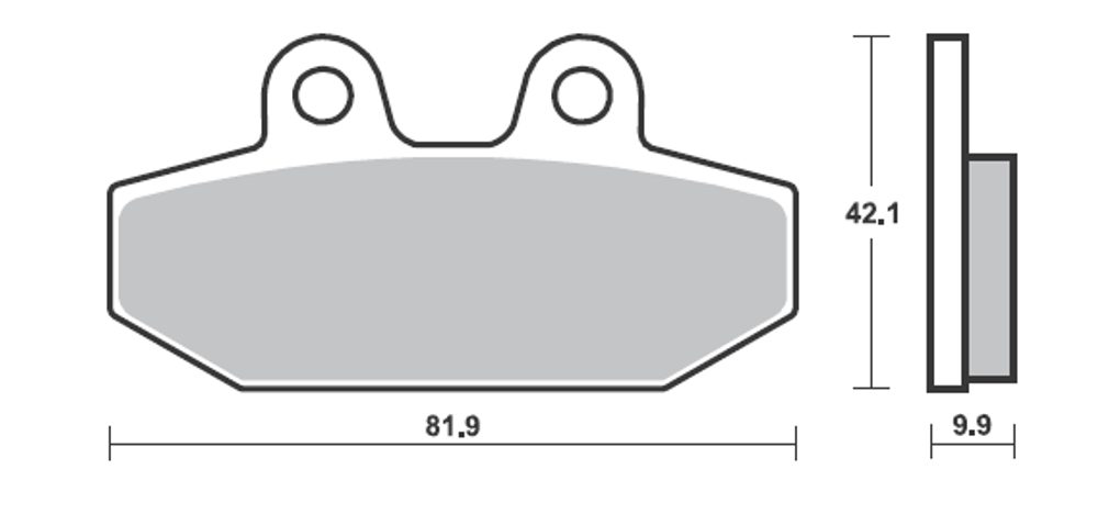 BREMBO Brzdové destičky BREMBO 07HD23SP