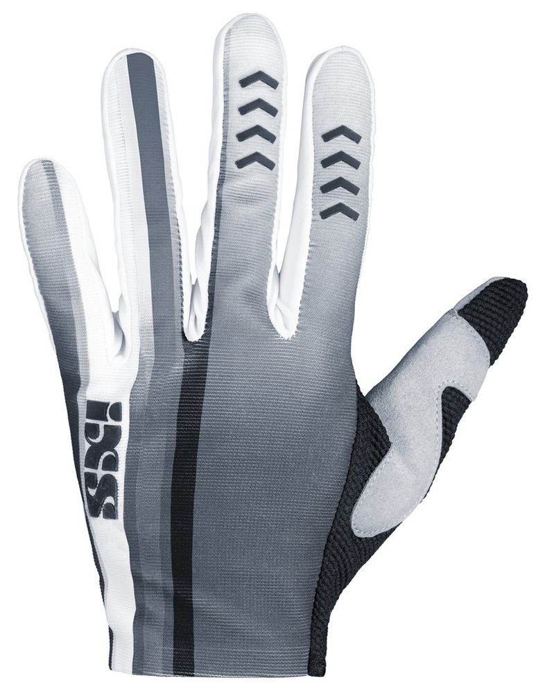 IXS Motokrosové rukavice iXS LIGHT-AIR 2.0 šedo-bílé