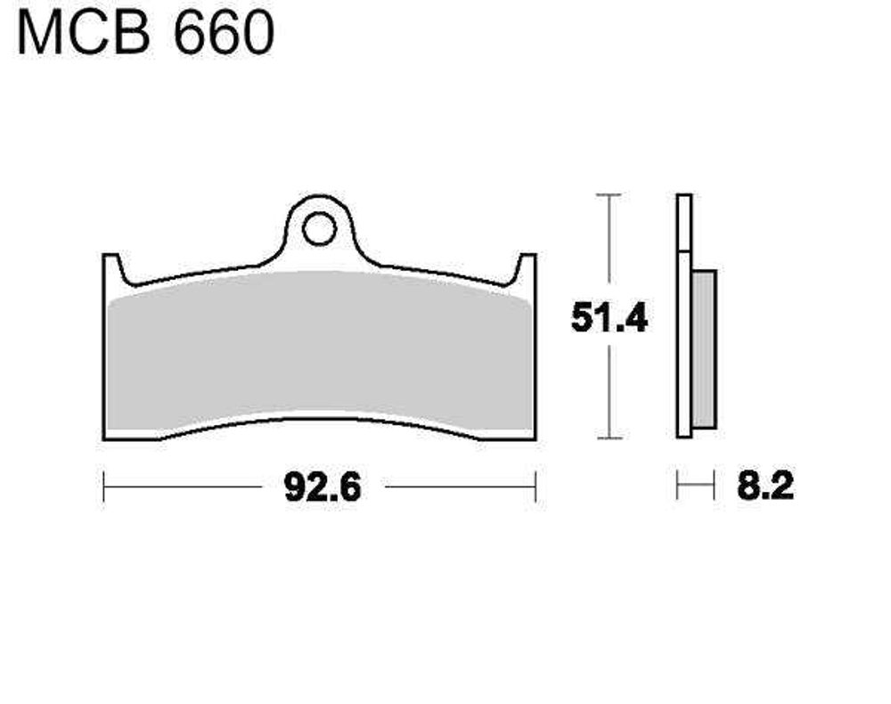 LUCAS Brzdové destičky LUCAS MCB 660 SV