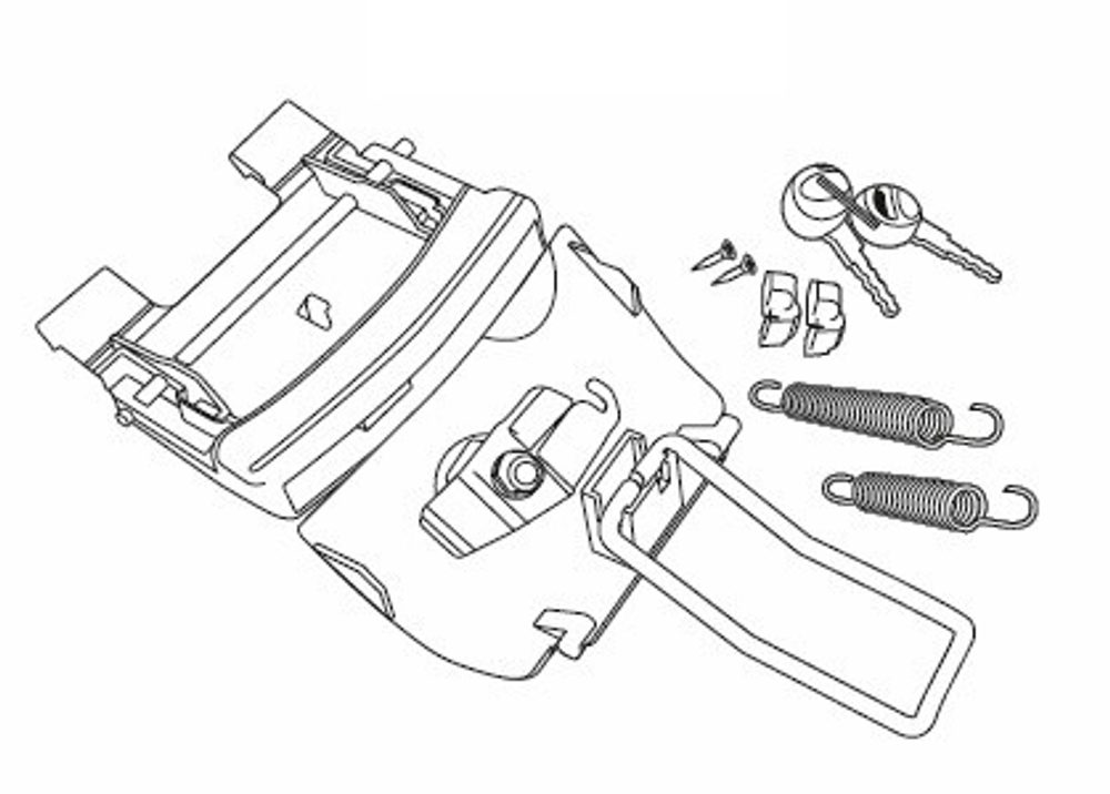 SHAD Zamykací mechanismus SHAD D1B46MAR pro SH46