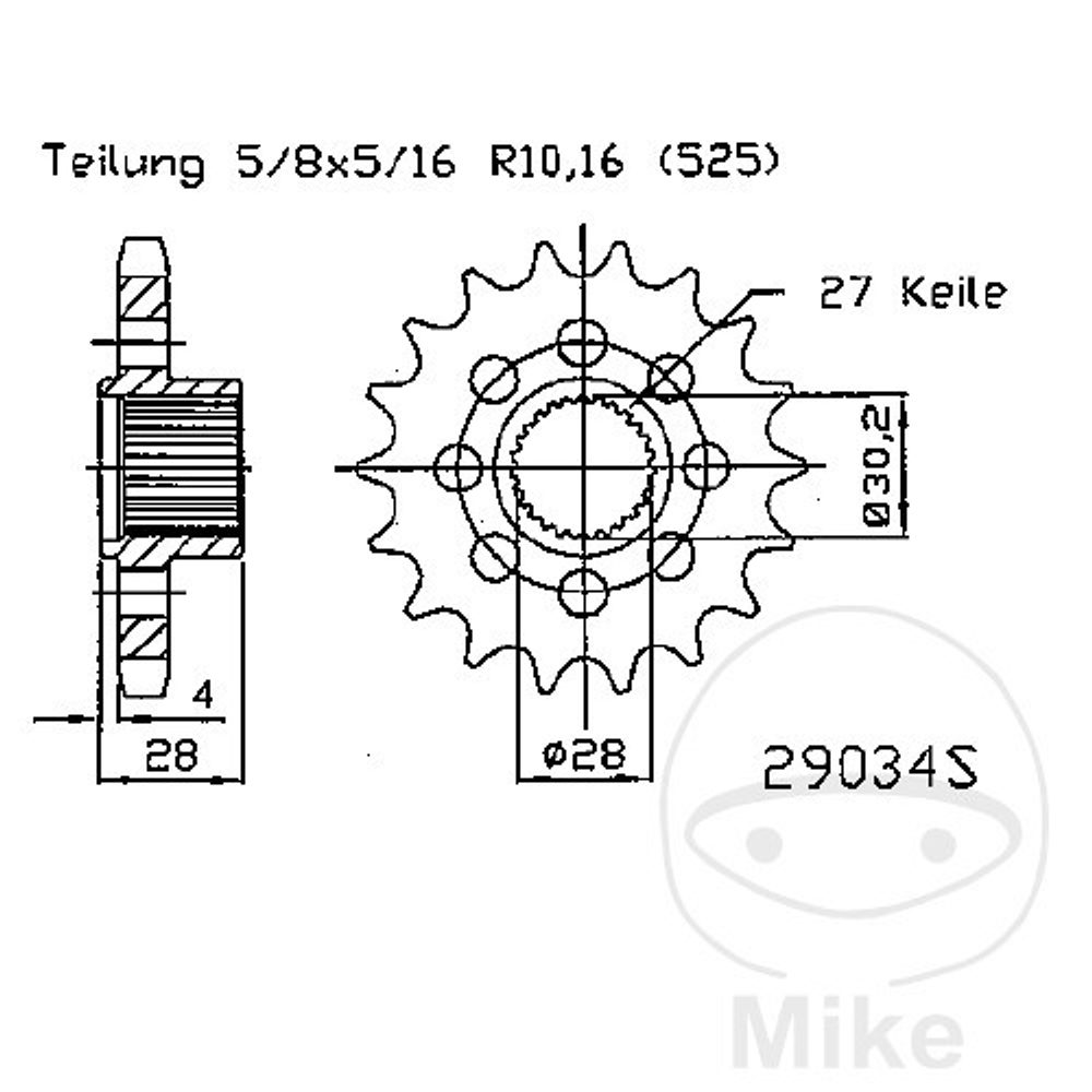 JMT Řetězové kolečko JMT 29034S