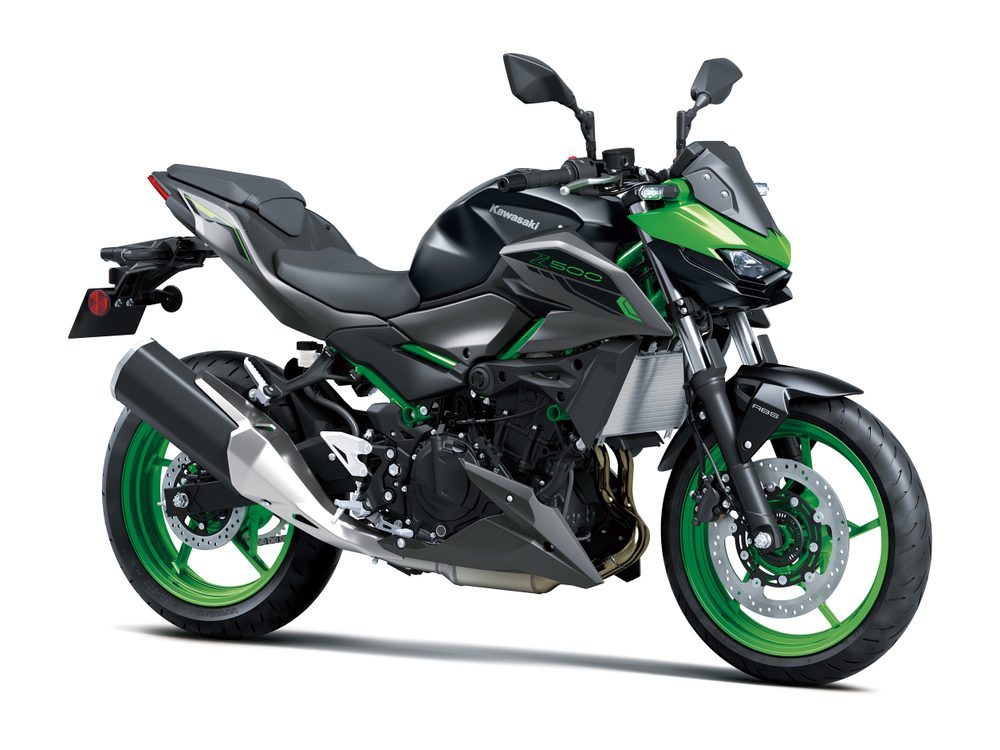 Kawasaki Z500 SE zelená 2024 - Kawasaki Z500 SE zelená 2024 - 020