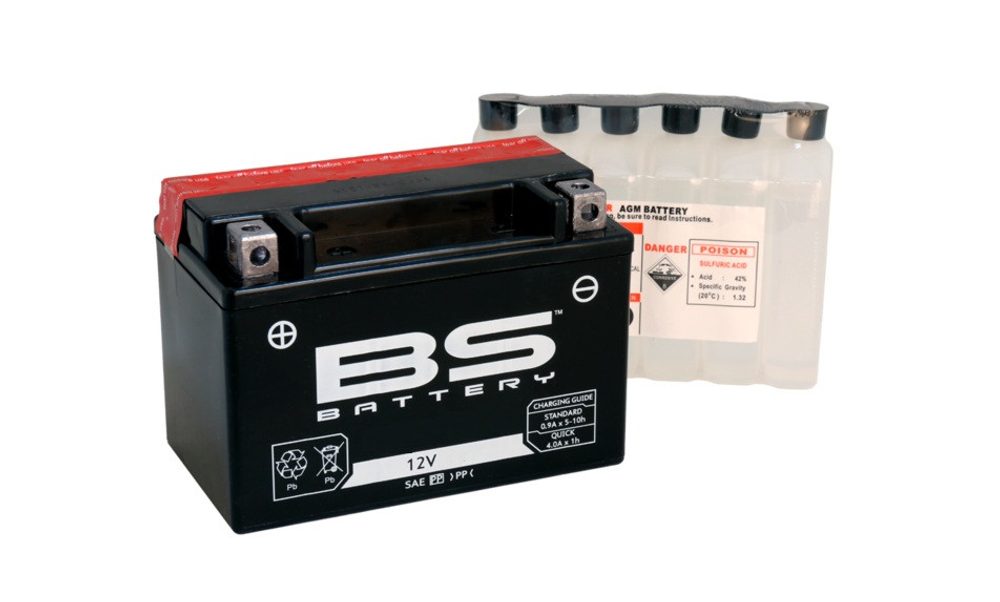 BS-BATTERY Bezúdržbová motocyklová baterie BS-BATTERY BTX7L-BS (YTX7L-BS)