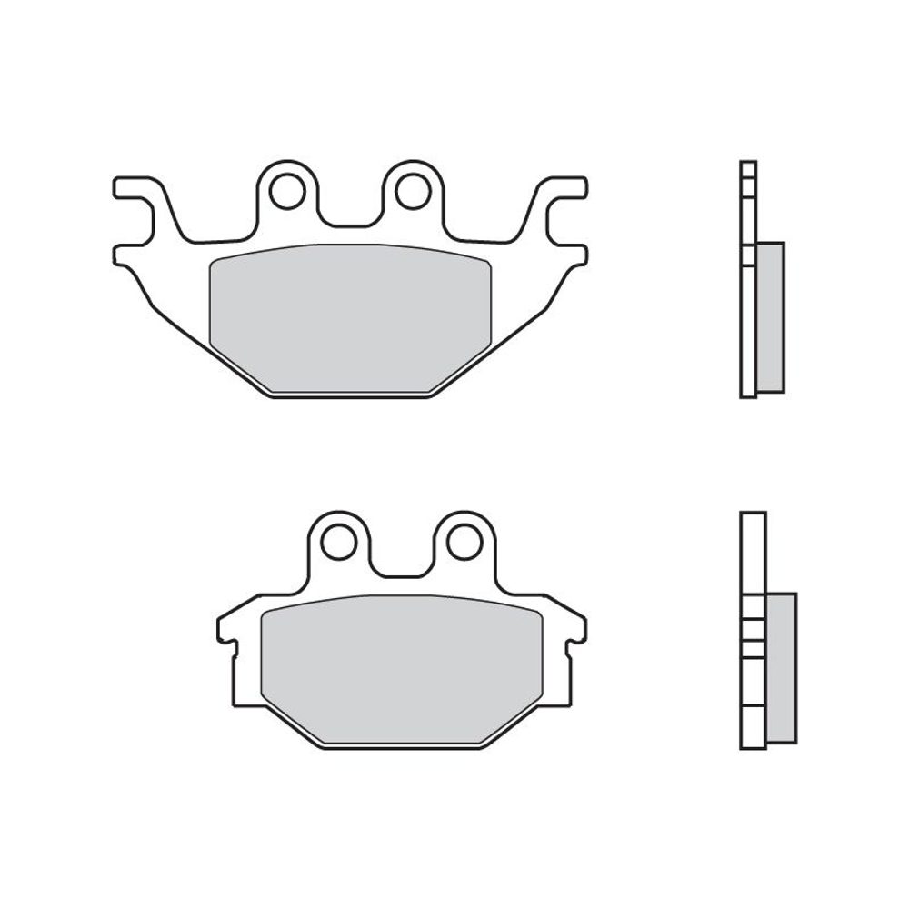 BREMBO Brzdové destičky BREMBO 07GR52SX