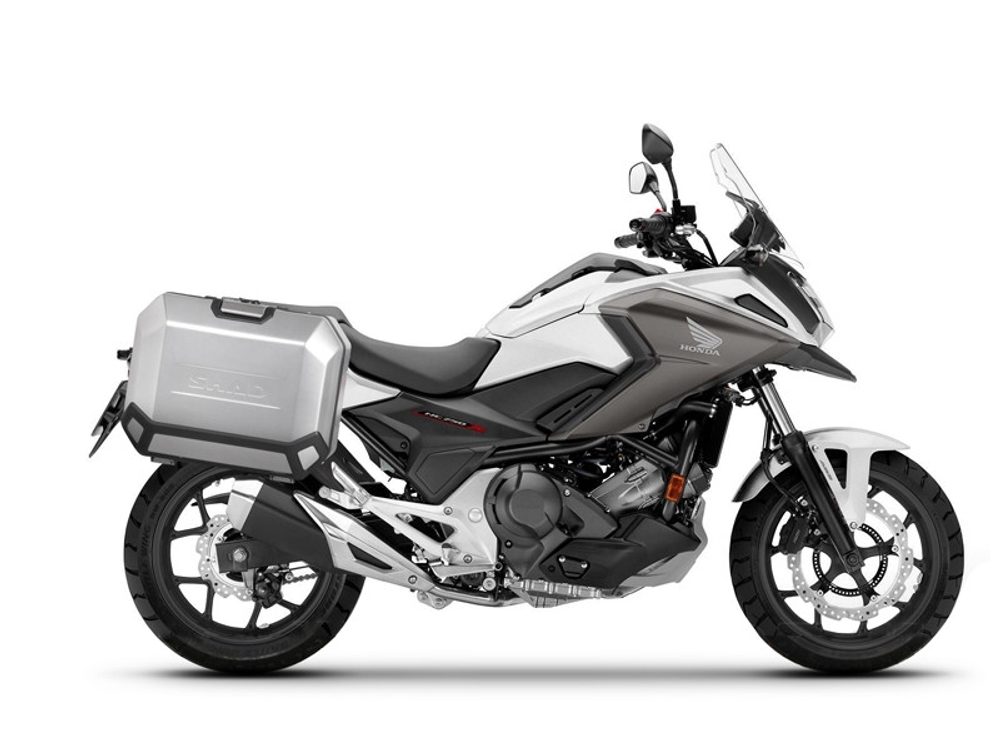 SHAD Kompletní sada bočních hliníkových kufrů SHAD TERRA 36L/36L, včetně montážní sady SHAD HONDA NC 750 X