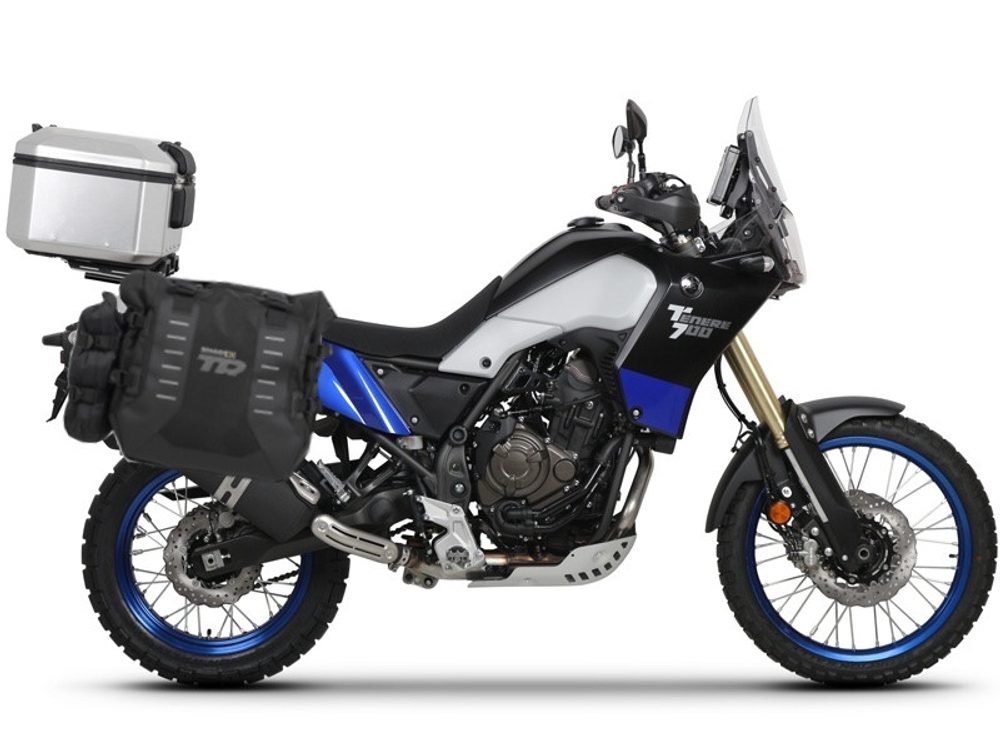 SHAD Kompletní sada bočních adventure brašen SHAD TERRA TR40 a hliníkového 48L topcase, včetně montážní sady SHAD YAMAHA Tenere 700 XTZ690