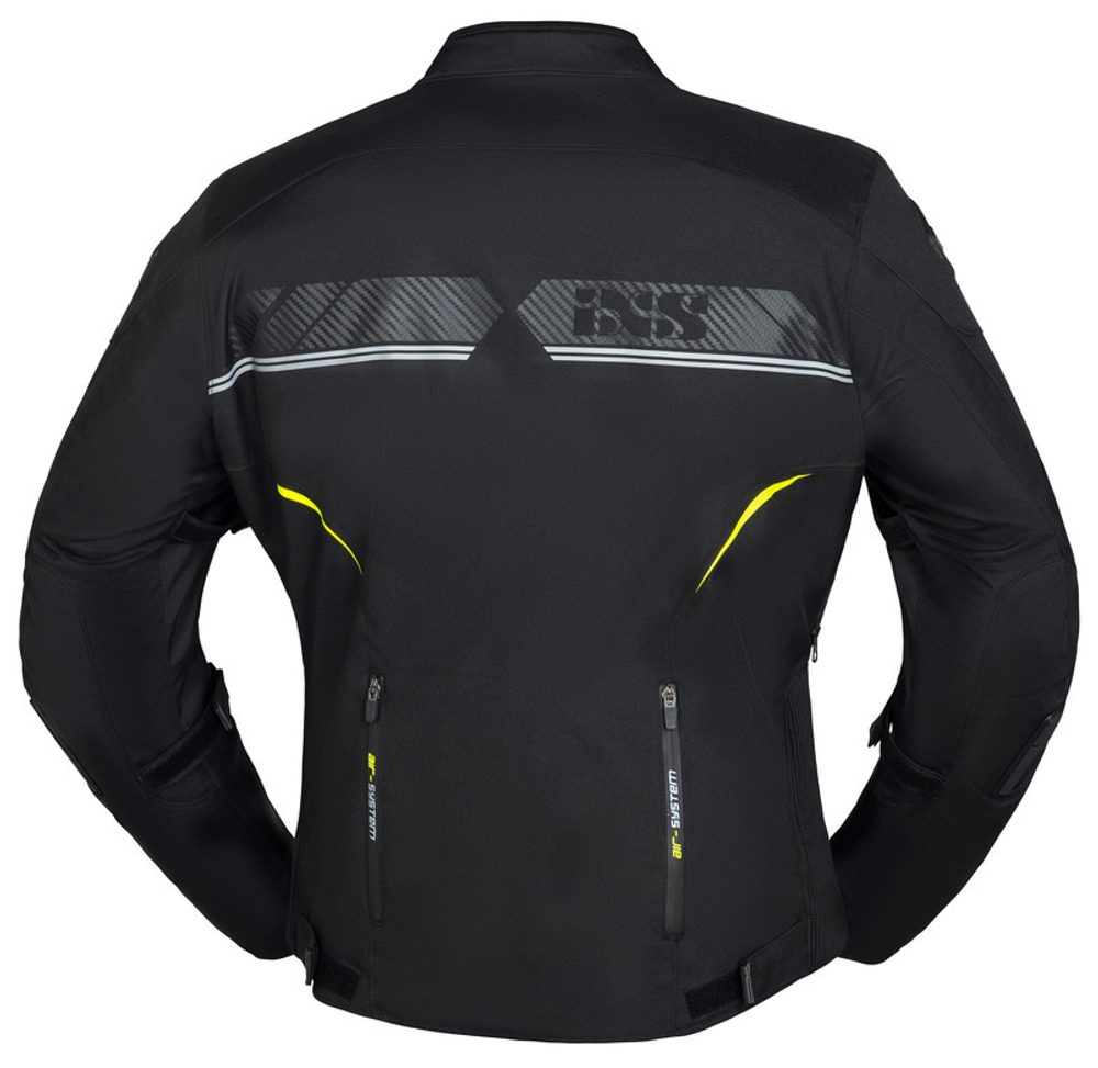 IXS Sportovní textilní bunda iXS CARBON-ST černá - 2XL