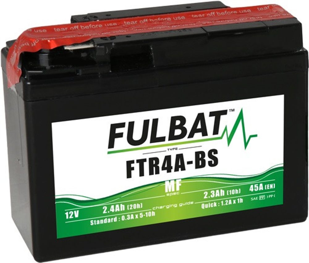 FULBAT Bezúdržbová motocyklová baterie FULBAT FTR4A-BS (YTR4A-BS)
