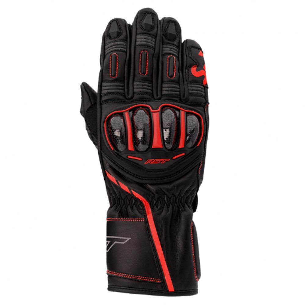 RST Pánské kožené rukavice RST S1 CE / 3033 - červená