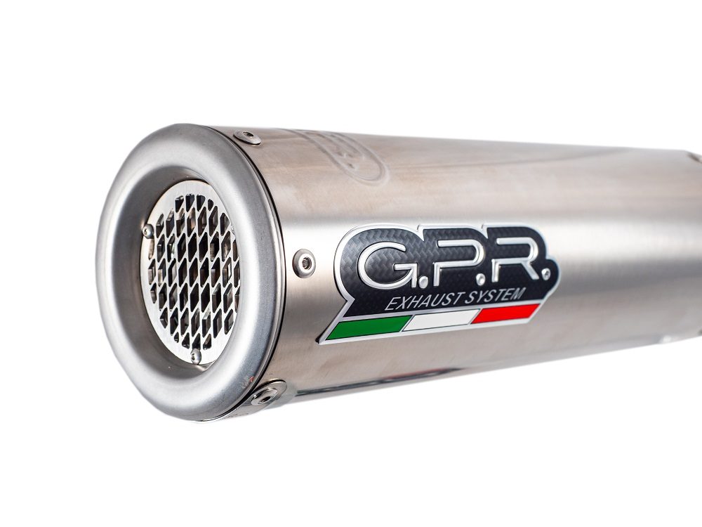 GPR Koncovka výfuku Slip-on GPR M3 KT.87.RACE.M3.INOX Broušená nerezová ocel vč. propojovací trubky