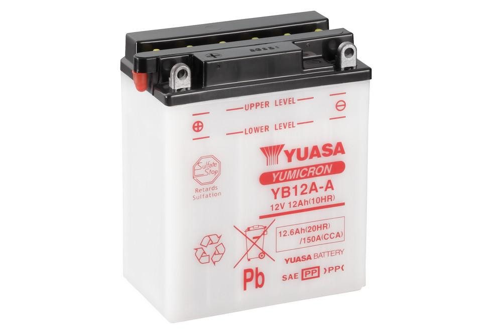 YUASA Yumicron akumulátor bez kyseliny YUASA YB12A-A