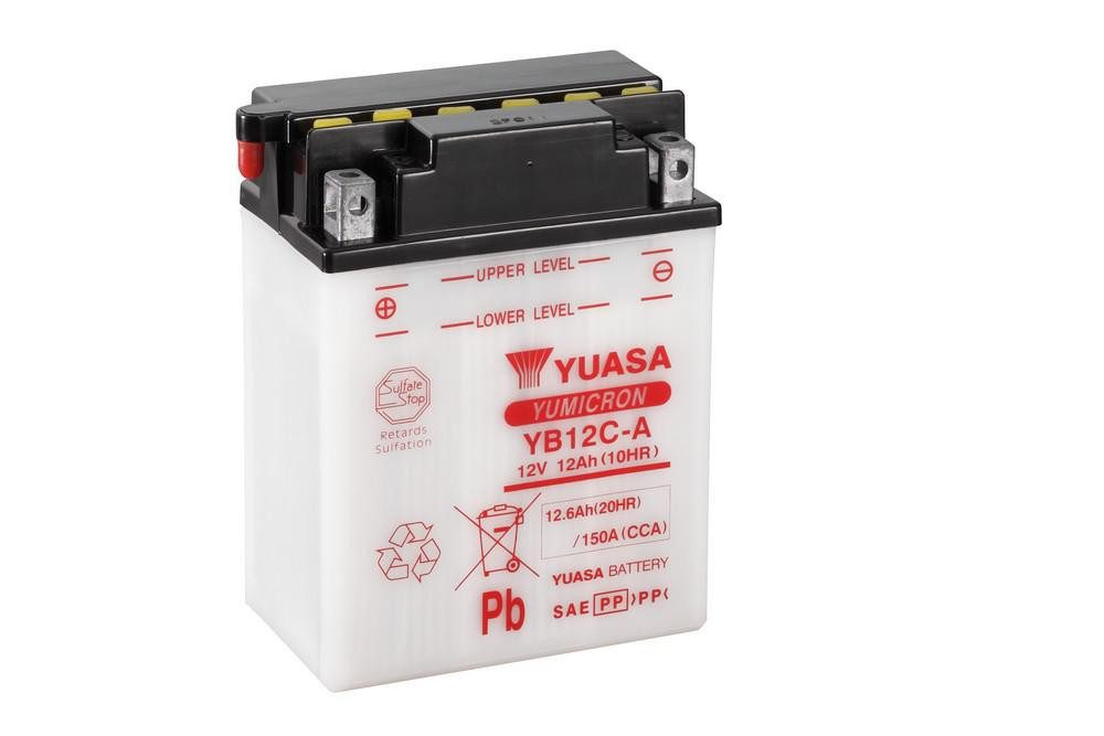 YUASA Yumicron akumulátor bez kyseliny YUASA YB12C-A