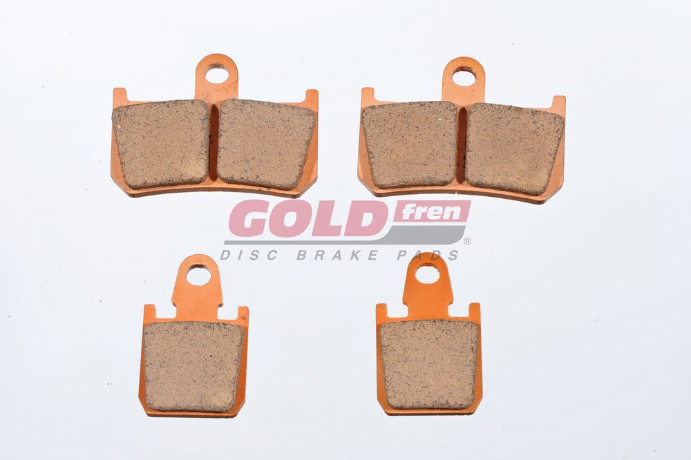 GOLDfren Brzdové destičky GOLDFREN 246 S3 (1 set = 2pcs small, 2pcs large)