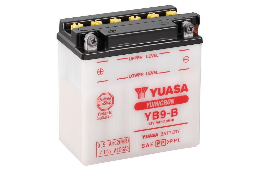 YUASA Yumicron akumulátor bez kyseliny YUASA YB9-B