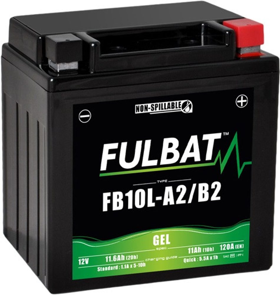 FULBAT Gelová baterie FULBAT FB10L-A2/B2 GEL (YB10L-A2/B2 GEL)