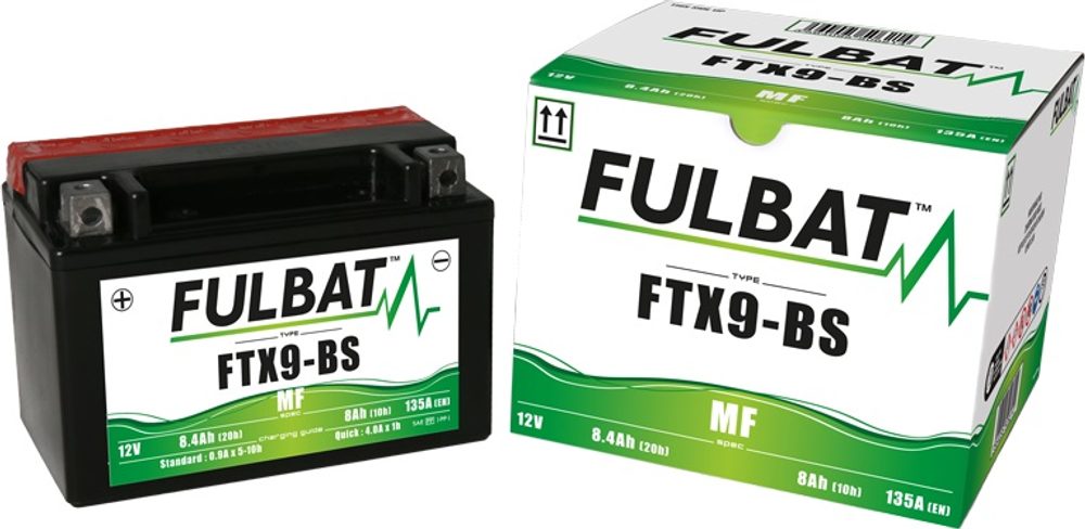 FULBAT Bezúdržbová motocyklová baterie FULBAT FTX9-BS (YTX9-BS)