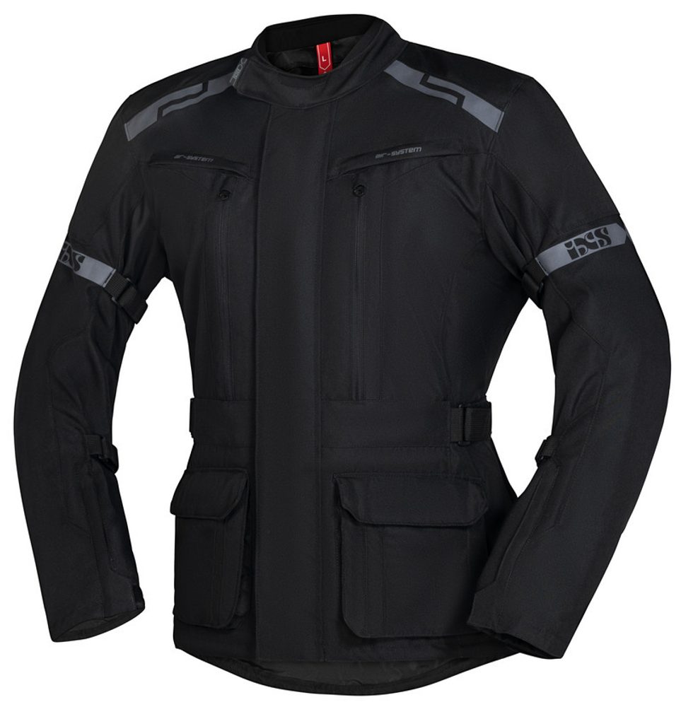 IXS Cestovní textilní bunda iXS EVANS-ST 2.0 - černá - L