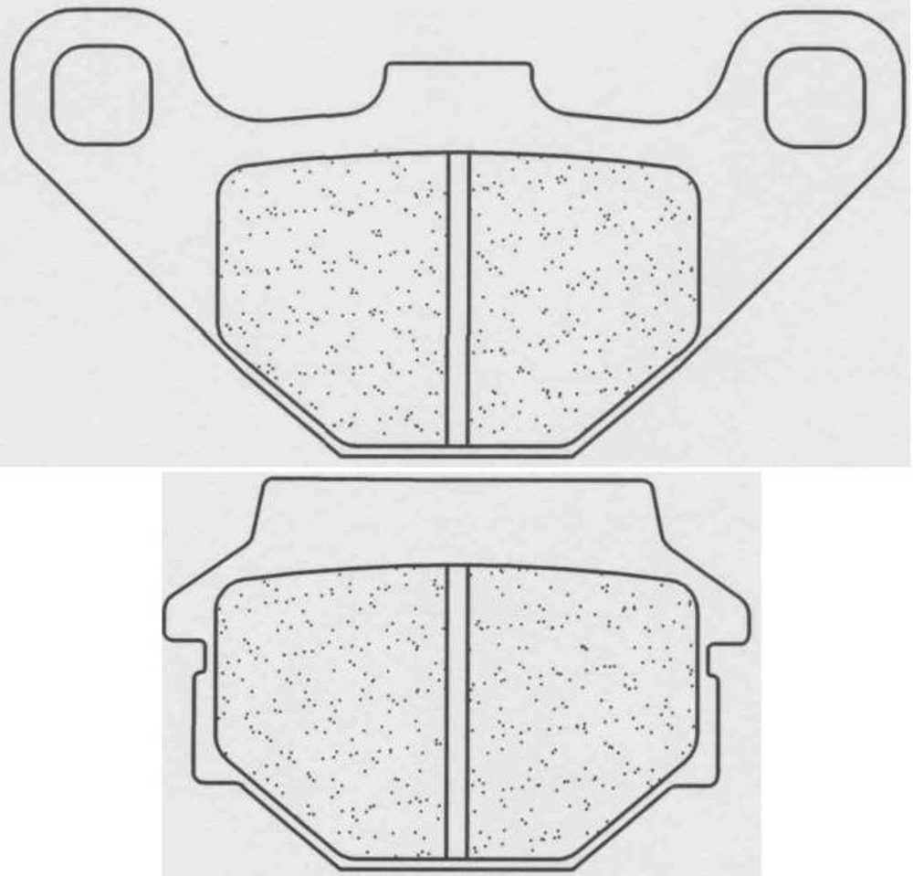 CL BRAKES Brzdové destičky CL BRAKES 2306 ATV1