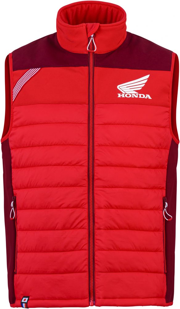 Honda Prošívaná vesta - červená - S
