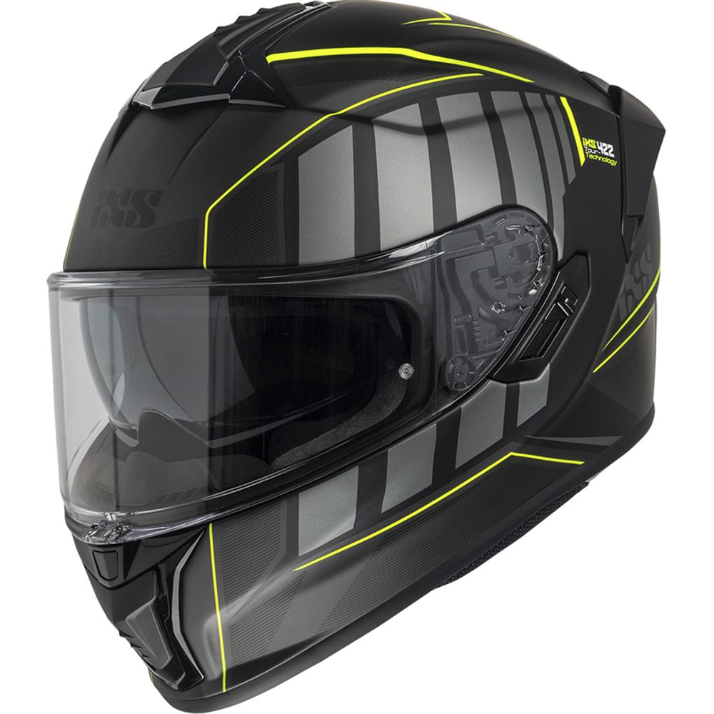 IXS Integrální helma iXS iXS422 FG 2.1 černo-žlutá - 2XL