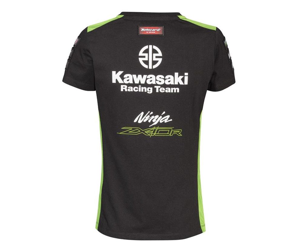 Kawasaki Dámské tričko Kawasaki Racing Team WSBK 2023 - černá - XL