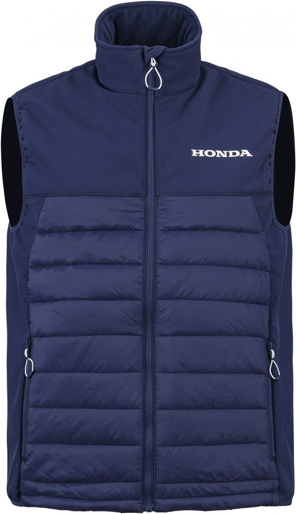 Honda Prošívaná vesta - modrá - 3XL