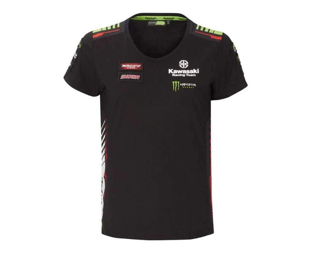 Kawasaki Dámské tričko Kawasaki Racing Team WSBK 2022 - černá - L