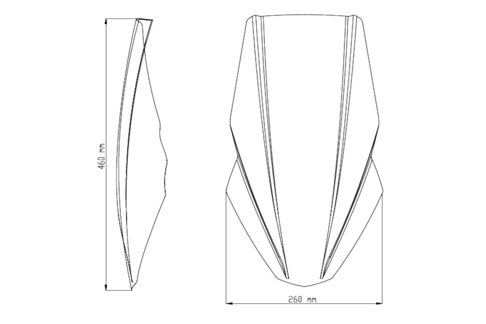 PUIG Plexi štít PUIG NEW. GEN TOURING 9369V zelená