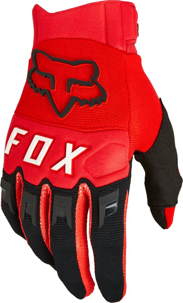 FOX Motokrosové rukavice FOX Dirtpaw MX22 - fluo červená