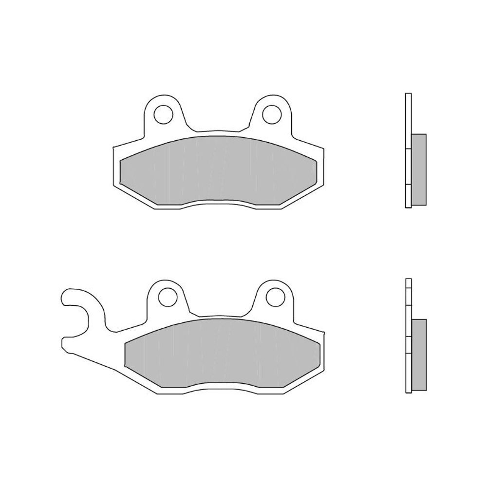 BREMBO Brzdové destičky BREMBO 07YA21LA