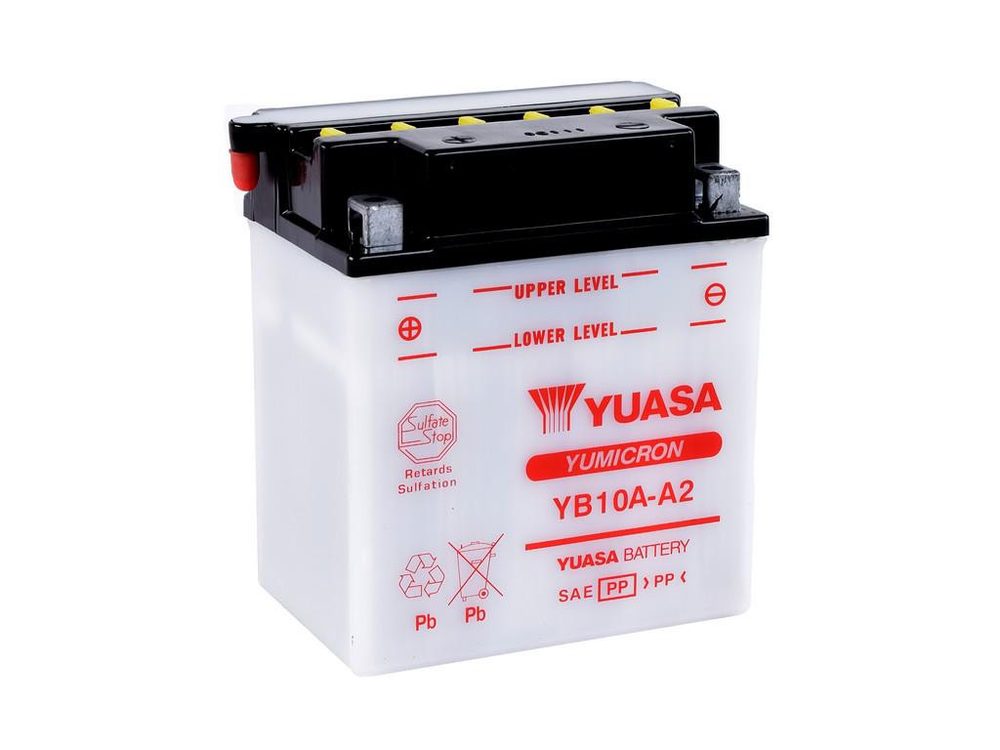 YUASA Yumicron akumulátor bez kyseliny YUASA YB10A-A2